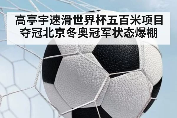 高亭宇速滑世界杯五百米项目夺冠北京冬奥冠军状态爆棚
